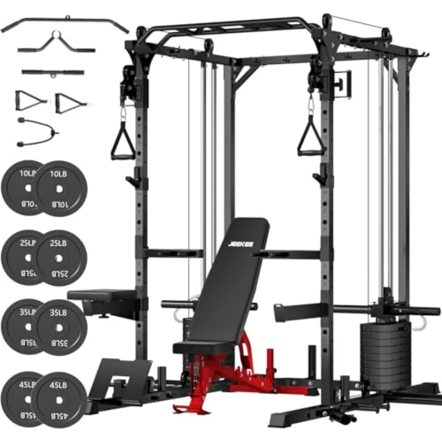 Pulley Home Gym - Home gym power cage with cable
