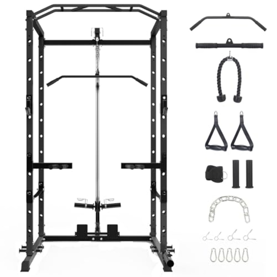 Pulley Home Gym - 1600 Lbs Power Rack for Home