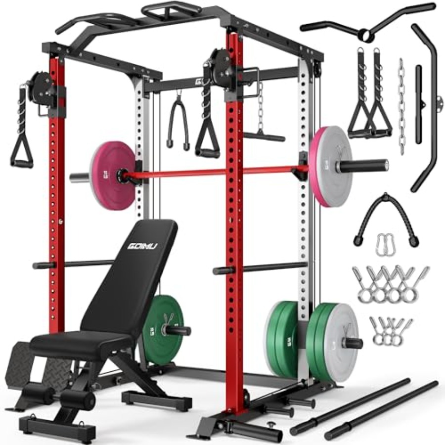 Pulley Home Gym - Home gym power cage with steel