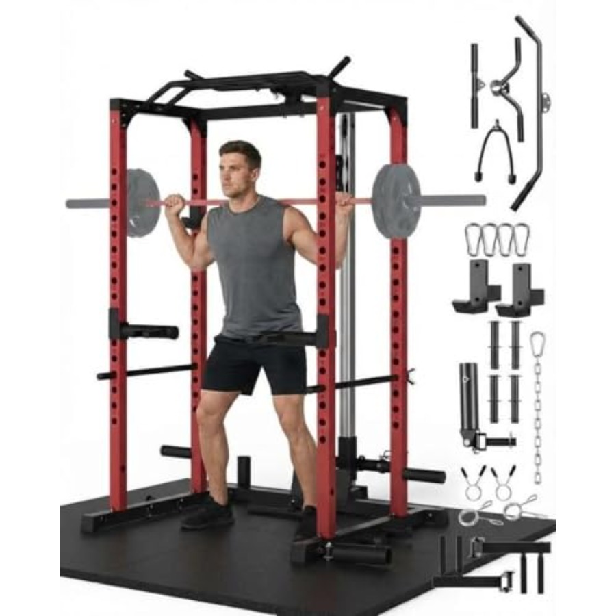 Pulley Home Gym - All-in-1 Power Cage with Pulley System