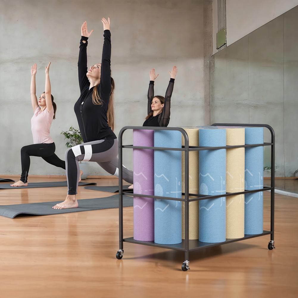 Home Gym Yoga Storage - Home Gym Workout Equipment Storage Cart,Yoga