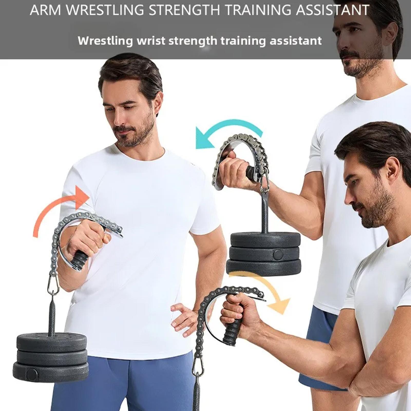 Home Gym Gym - Arm Wrestling Strap Barbell Gripper Attachment