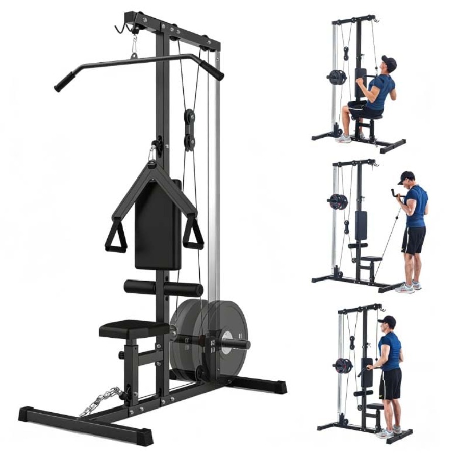 Pulley Home Gym - Multi-Functional LAT Pulldown Machine with High