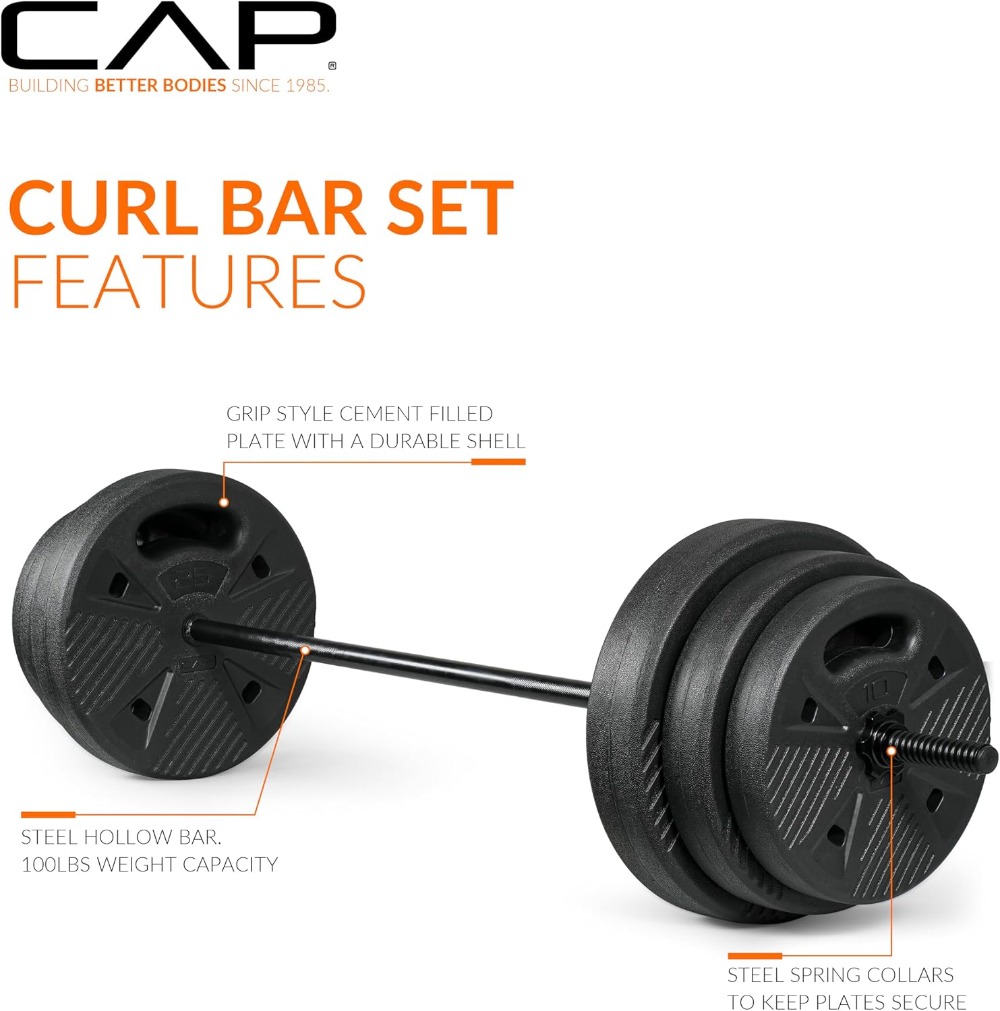 CAP Threaded Barbell Set with  - Home Gym Gym 评论和价格
