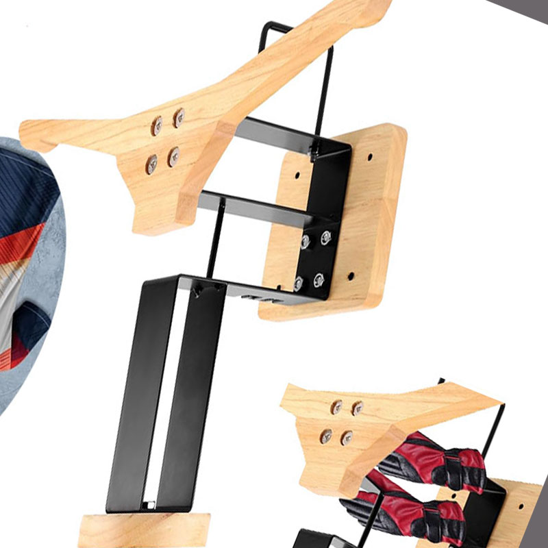 Wood Motorcycle Helmet Holder  - Home Gym Gear 评论和价格