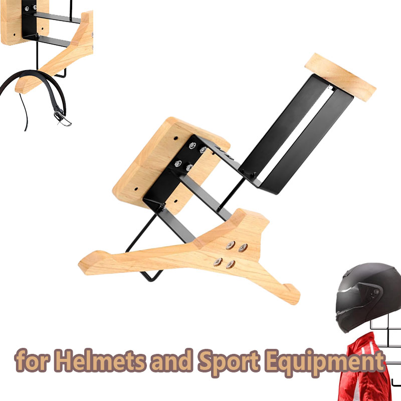 Wood Motorcycle Helmet Holder  - Home Gym Gear 评论和价格