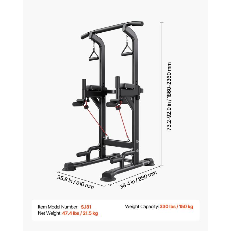 Pull Up Bar, 330 LBS Power Tow - Pull Up Bar Tower 评论和价格