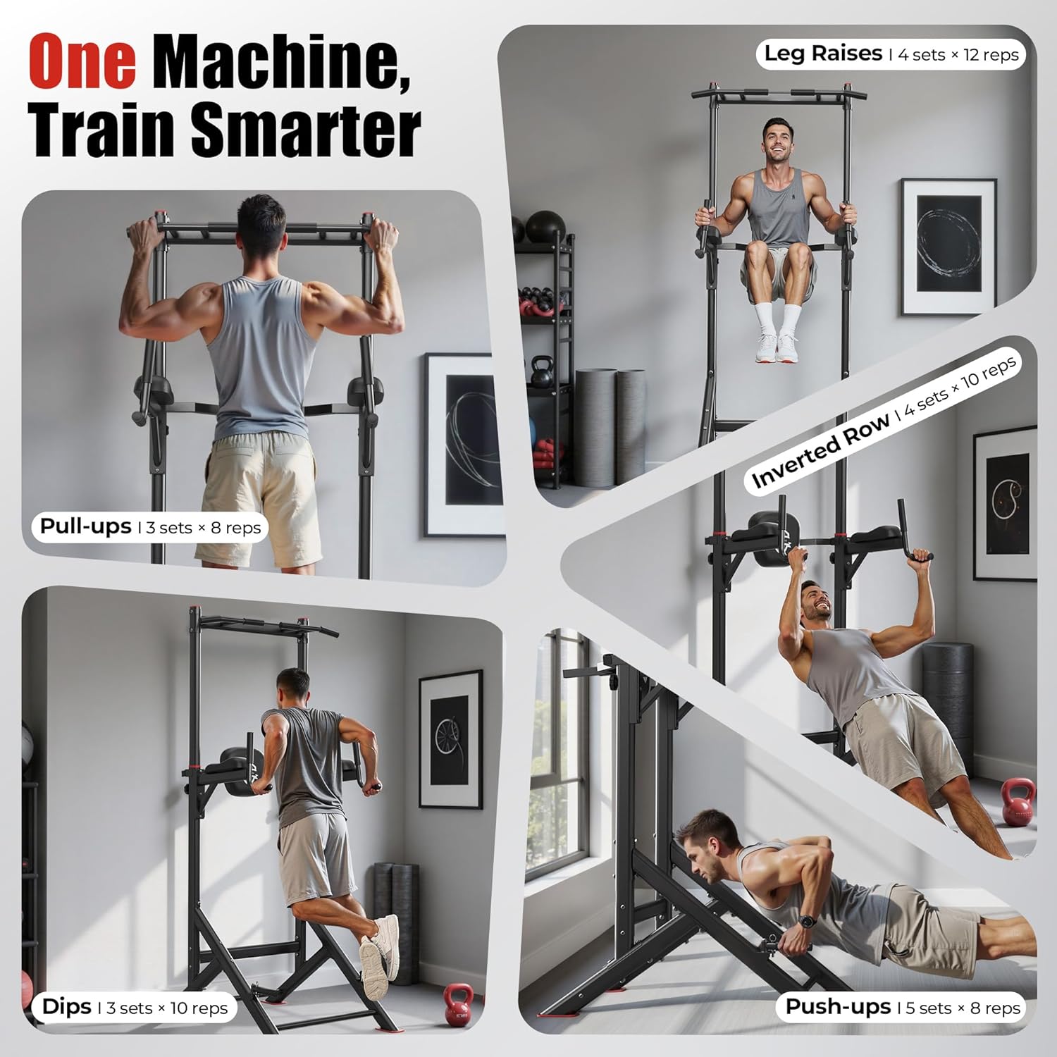 Sportsroyals Power Tower Pull  - Pull Up Bar Tower 评论和价格