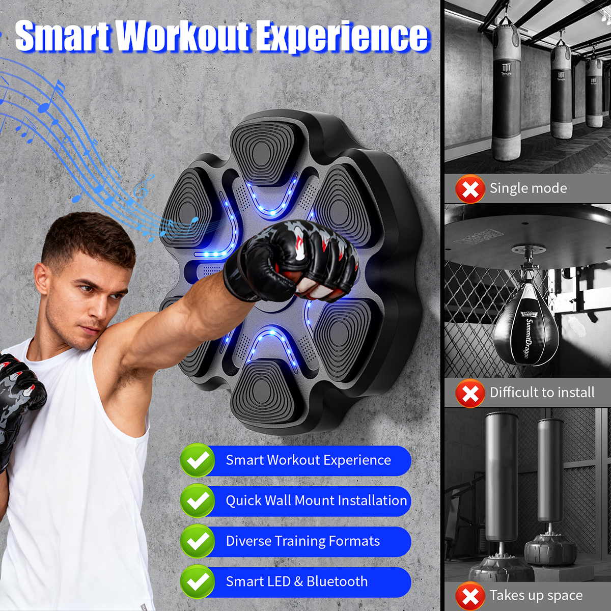 Music Boxing Machine for Adult - Home Gym Training Program 评论和价格