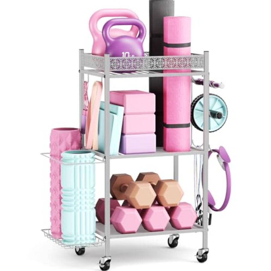 Yoga Mat Storage Rack Home Gym - Home Gym Yoga Storage 评论和价格