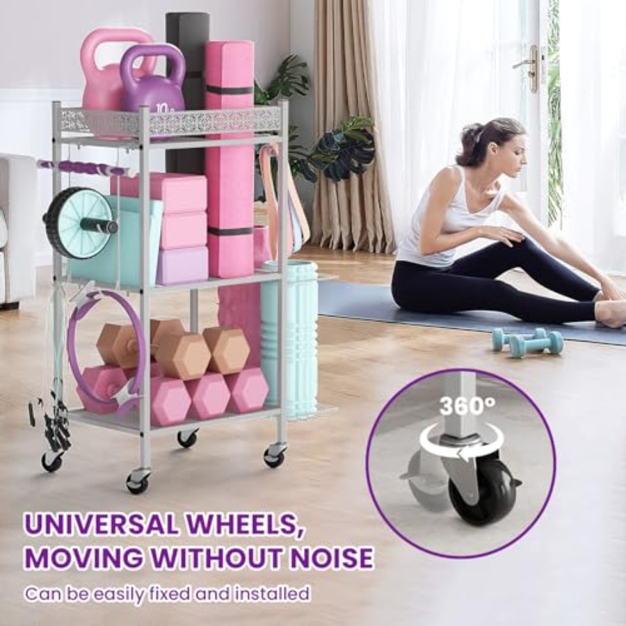Yoga Mat Storage Rack Home Gym - Home Gym Yoga Storage 评论和价格
