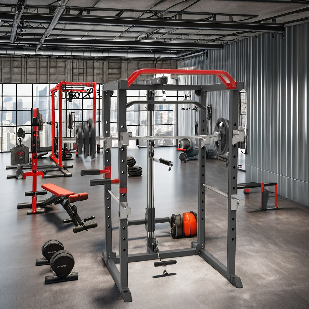 Steel Full Cage Gym Power Towe - Pull Up Bar Tower 评论和价格