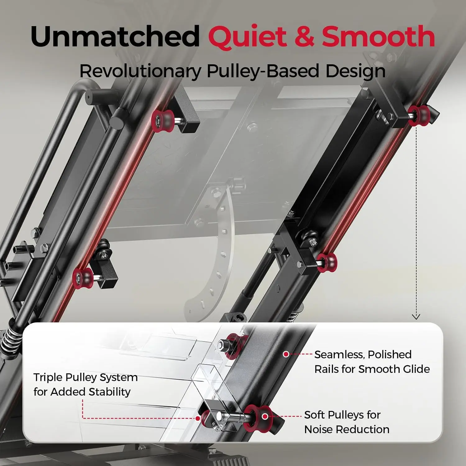 3‑in‑1 Leg Press Hack Squat Ma - Pulley Home Gym 评论和价格