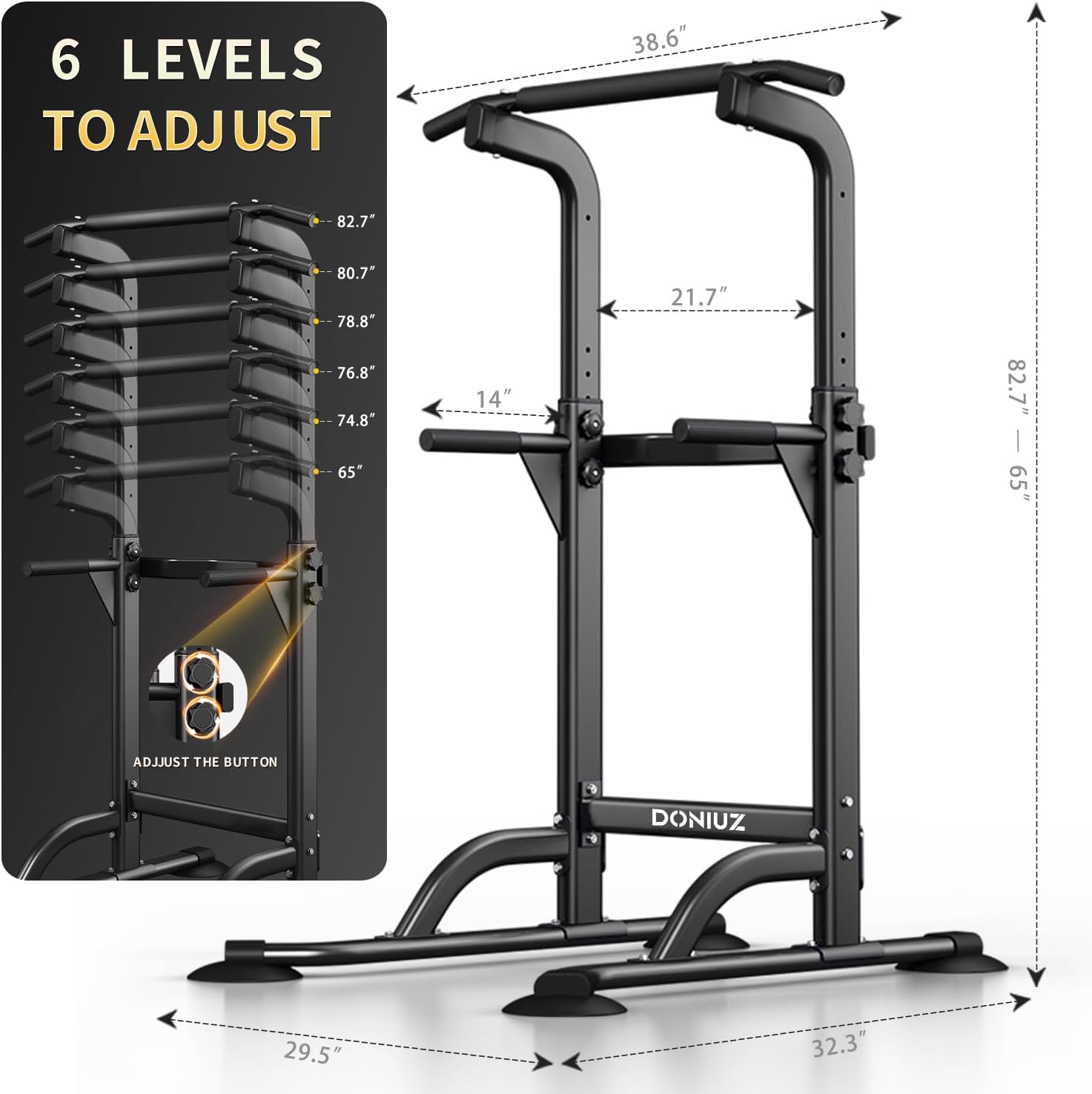 Power Tower Pull Up Bar and Di - Pull Up Bar Tower 评论和价格