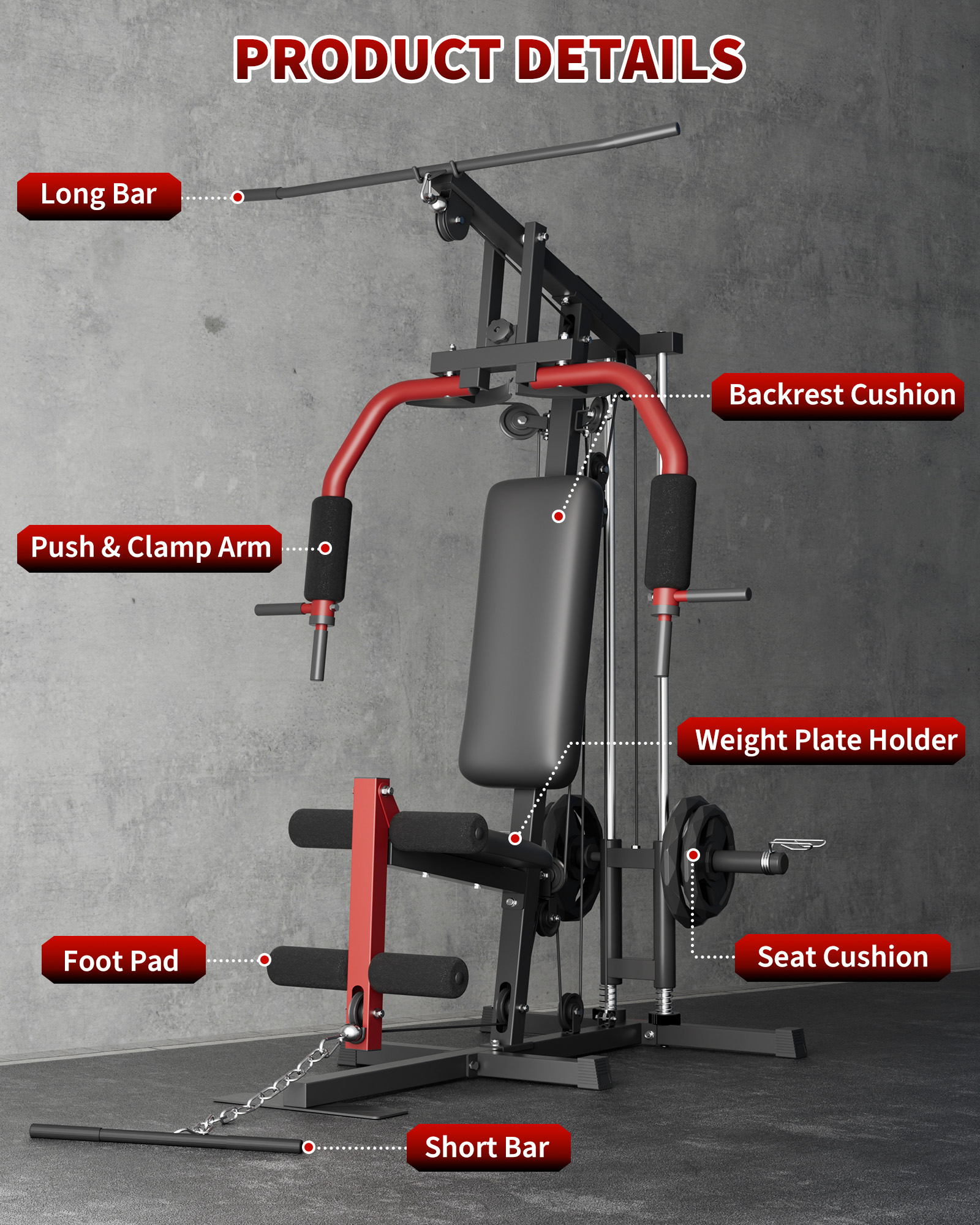 5-In-1 Multifunctional Home Gy - Home Gym Training Program 评论和价格