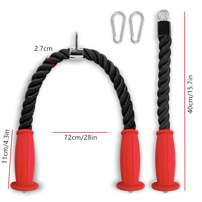 Ergonomic Tricep Ropes Non-Sli - Home Gym Gear 评论和价格