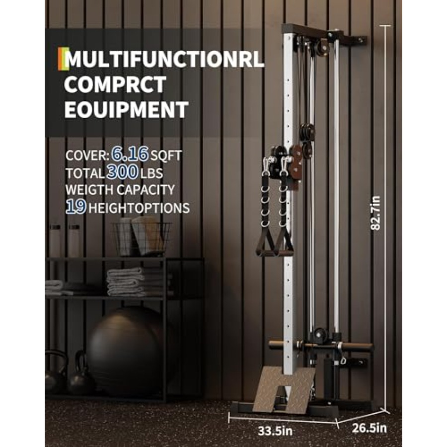 Wall Mount Cable Station for h - Pulley Home Gym 评论和价格