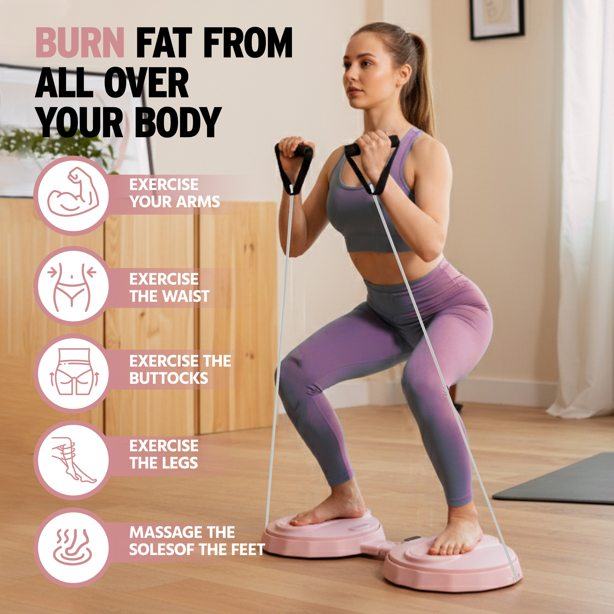 Waist Twister Machine Exercise - Home Gym Tools 评论和价格