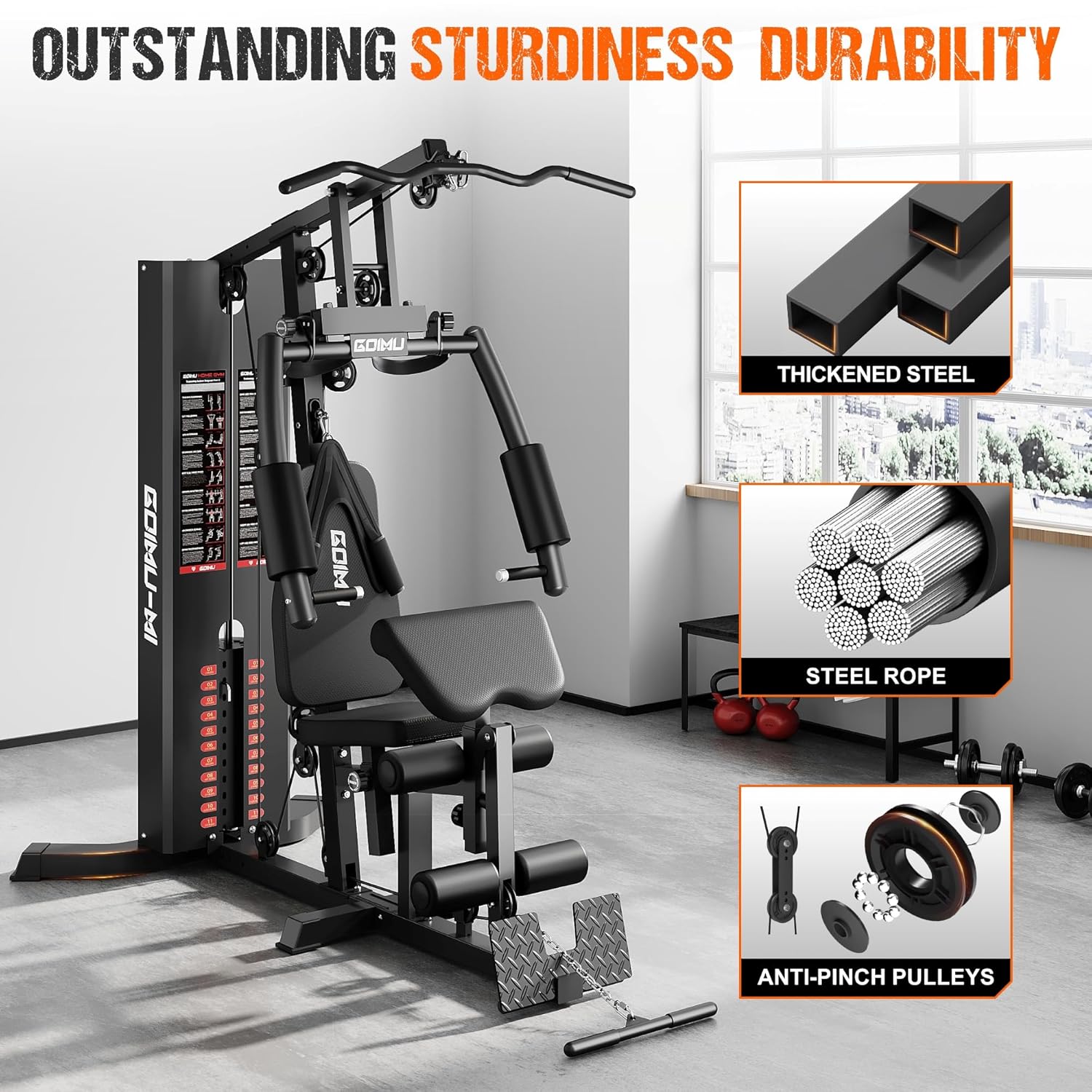 Multifunctional Home Gym Equip - Pulley Home Gym 评论和价格
