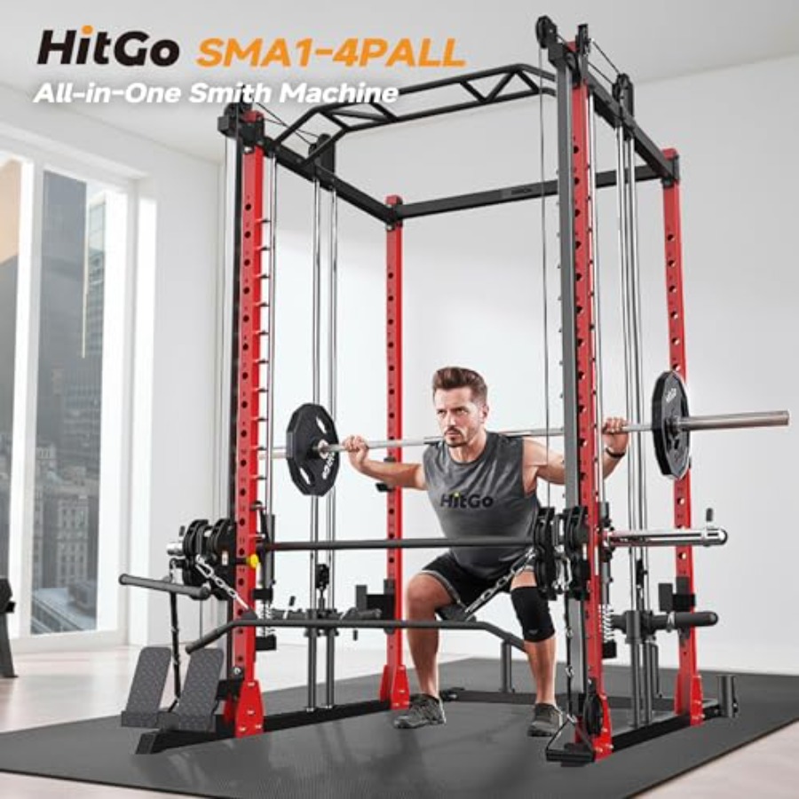 All-in-One Power Rack with Smi - Pulley Home Gym 评论和价格