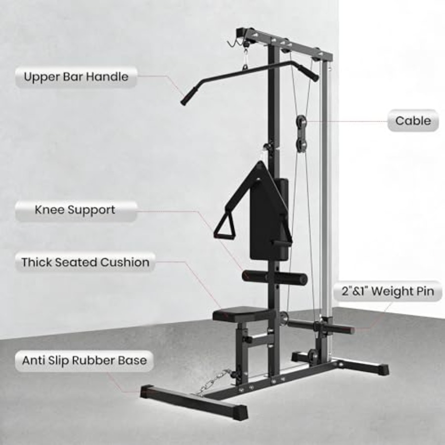 Multi-Functional LAT Pulldown  - Pulley Home Gym 评论和价格