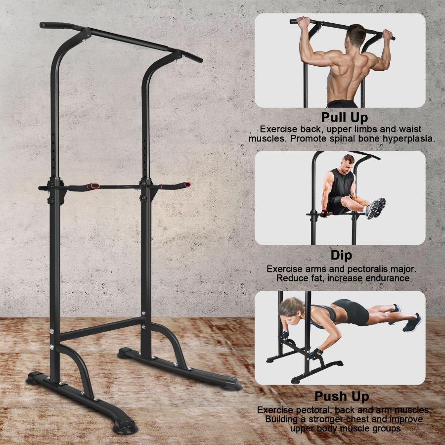 Power Tower Workout Dip Statio - Pull Up Bar Tower 评论和价格
