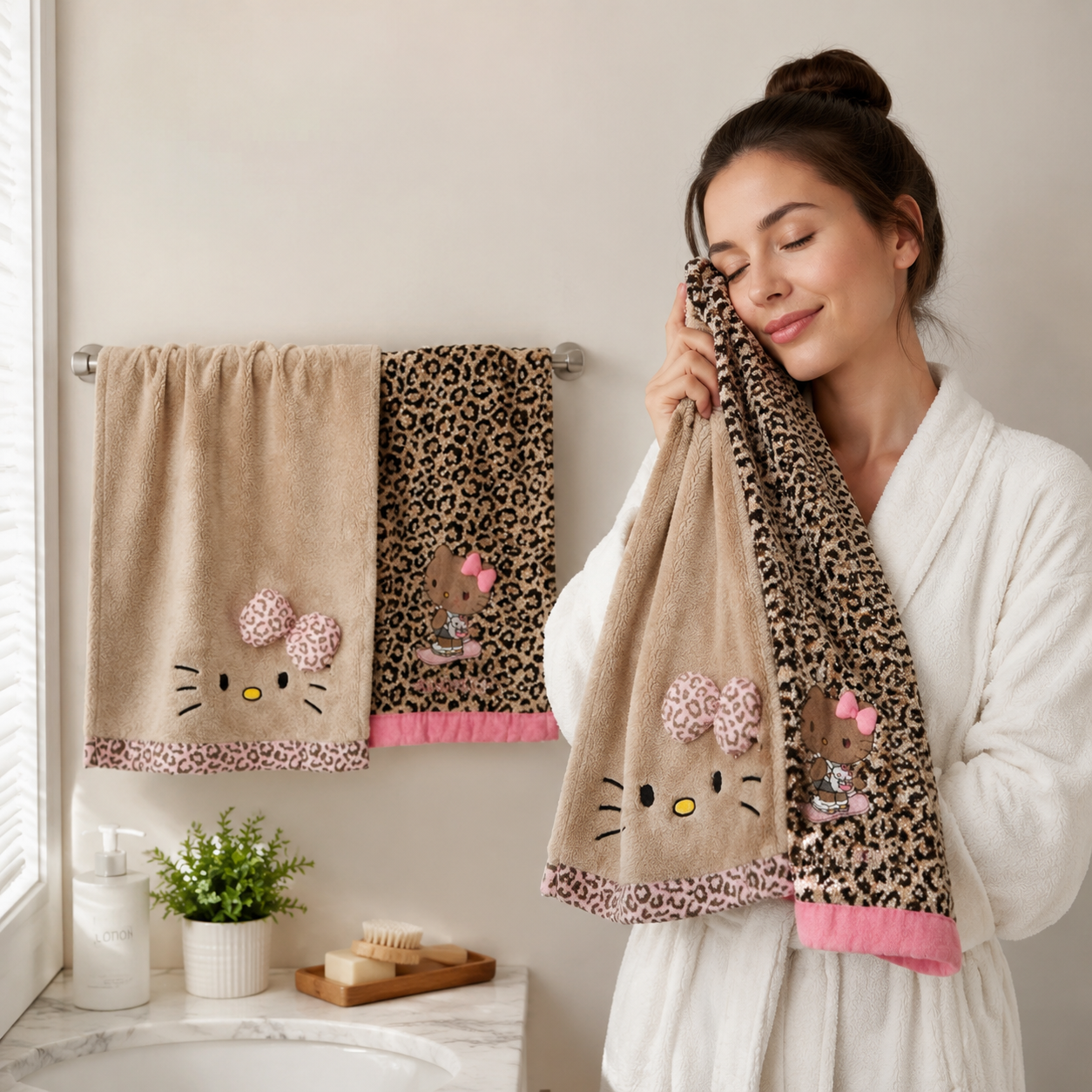 Sanrio Hello Kitty Towel Coral - Home Gym Japan 评论和价格
