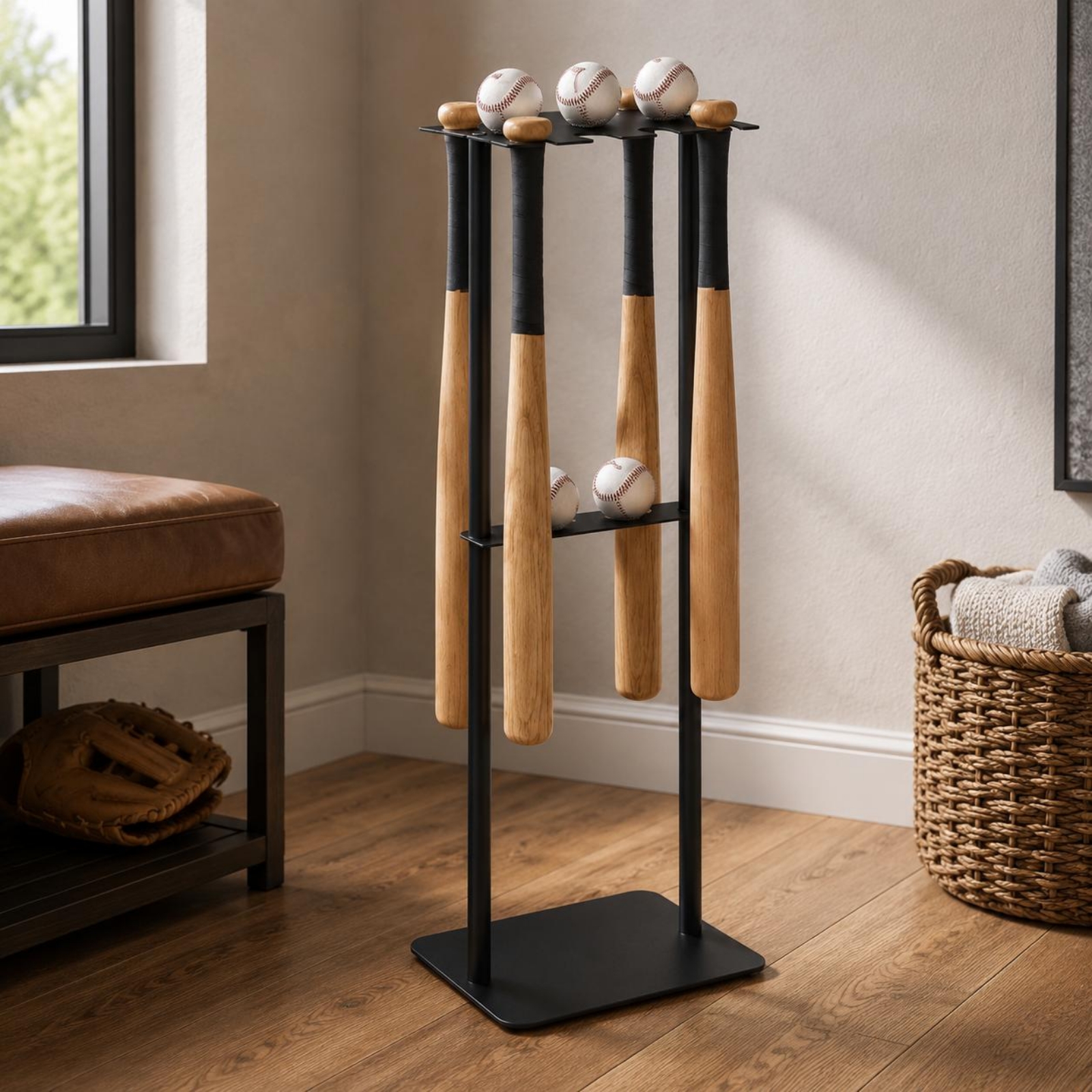 Metal Baseball Display Rack Mo - Home Gym Gym 评论和价格