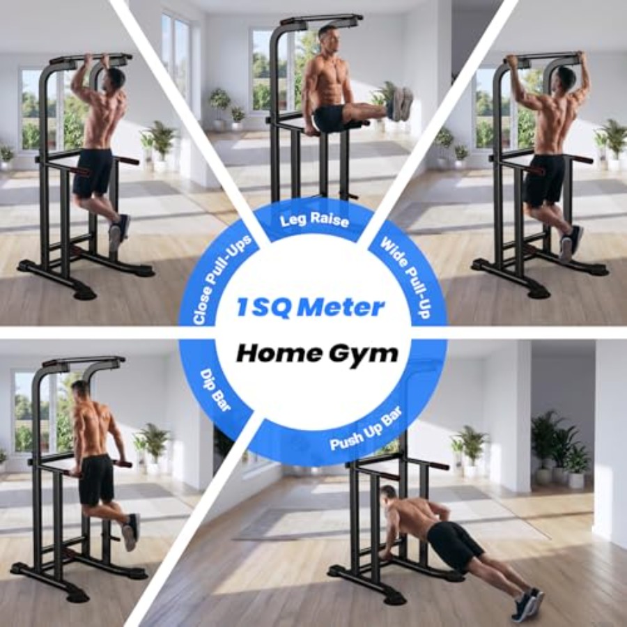 Home gym pull-up bar dip stati - Pull Up Bar Tower 评论和价格