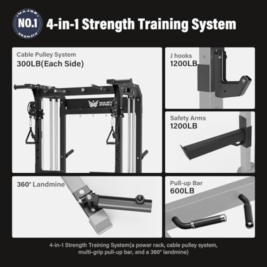Home gym strength training: he - Pulley Home Gym 评论和价格