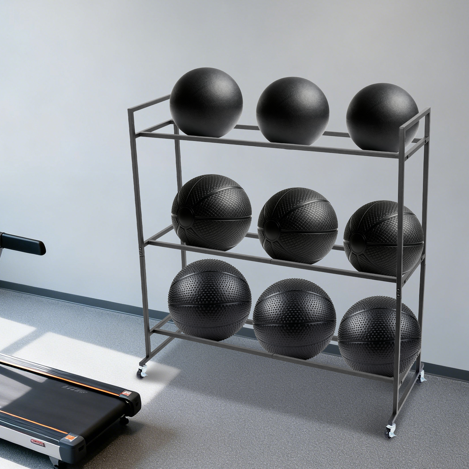 Yoga Ball Holder Storage Stand - Home Gym Yoga Studio 评论和价格
